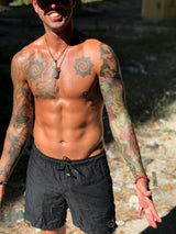 fit guy with color tattoo 
