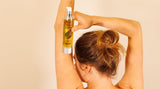 Tattoo oil applied to skin for aftercare”