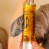 Kavai tattoo oil formulated with sesame oil and vetiver for barrier-support tattoo aftercare
