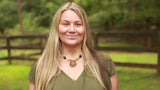 Founder of Kiwi Glow, Ana Robinson in a nature setting